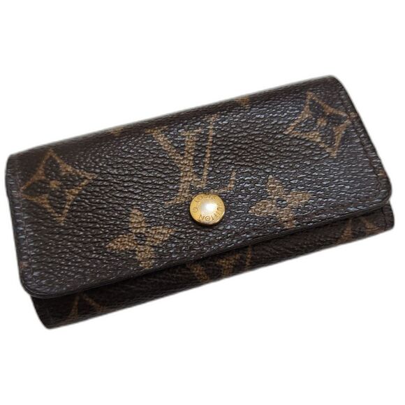 Louis Vuitton Monogram Coated Canvas 4 Ring Key Holder - Picture 1 of 8